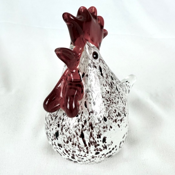 4 inch Vintage Murano Hand Blown Art Glass Hen Chicken Excellent Gift Condition - Picture 6 of 11